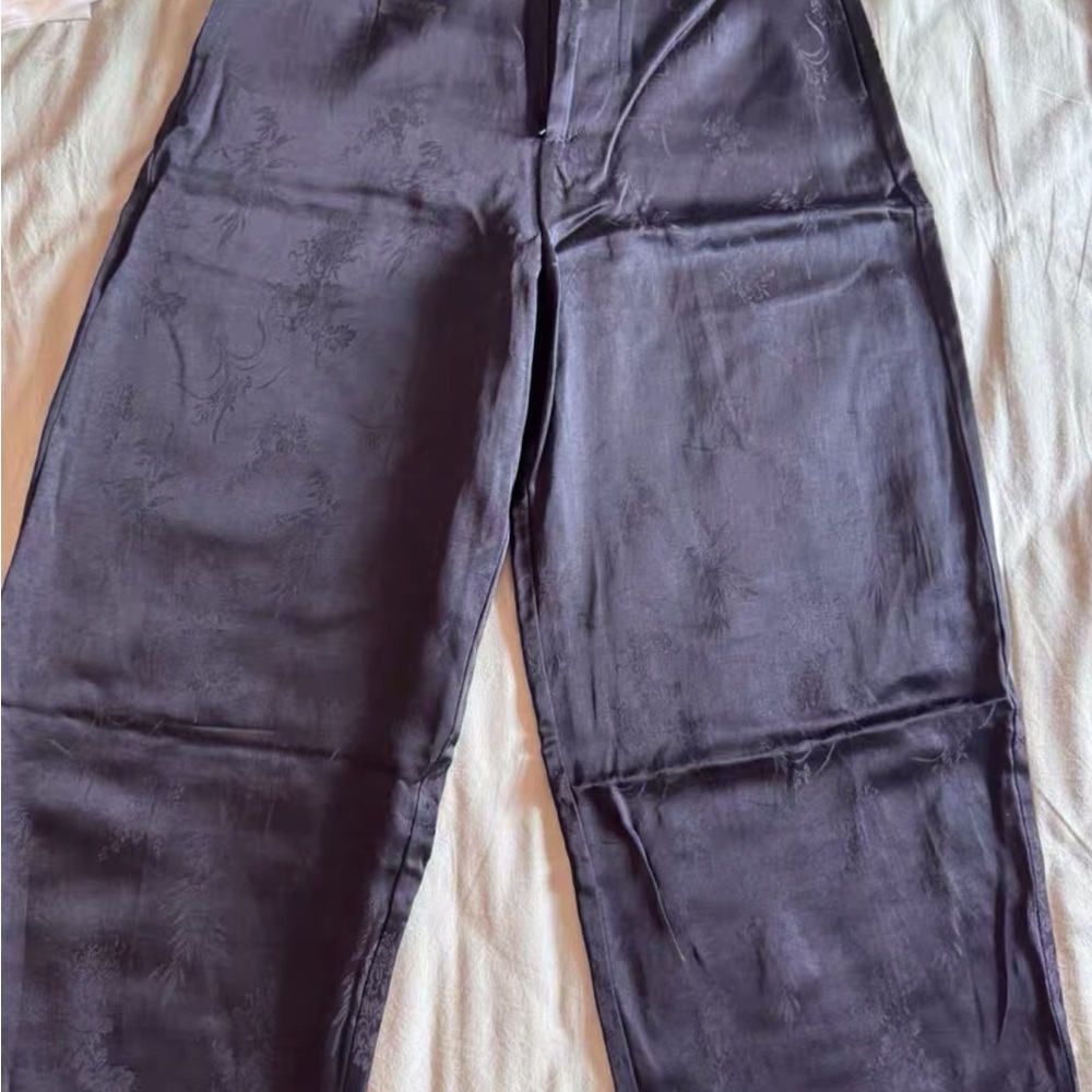Stylish Gray Women's Flare Pants